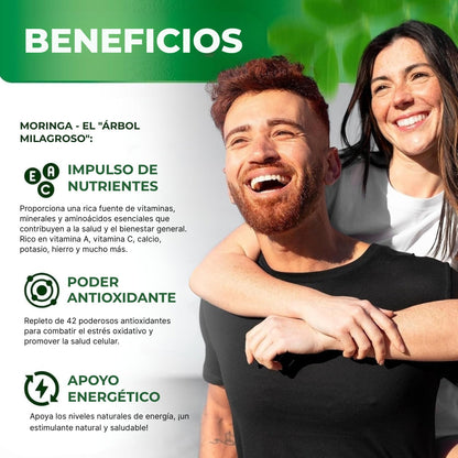 DUO MORINGA 100% PURA🍃+ ENVÍO GRATIS A GUATEMALA 🇬🇹.