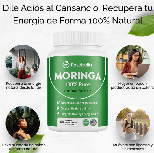 DUO MORINGA 100% PURA🍃+ ENVÍO GRATIS A GUATEMALA 🇬🇹.