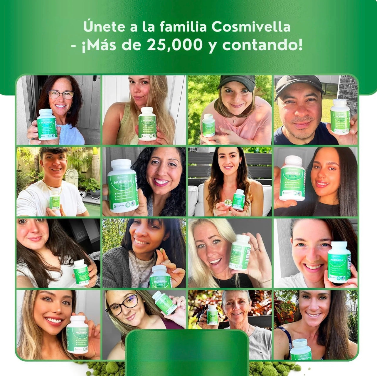 DUO MORINGA 100% PURA🍃+ ENVÍO GRATIS A GUATEMALA 🇬🇹.