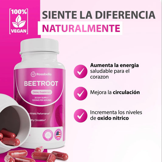 BEETROOT+® Vascu Flow | Suplemento Natural 🌸 + ENVÍO GRATIS 🇬🇹