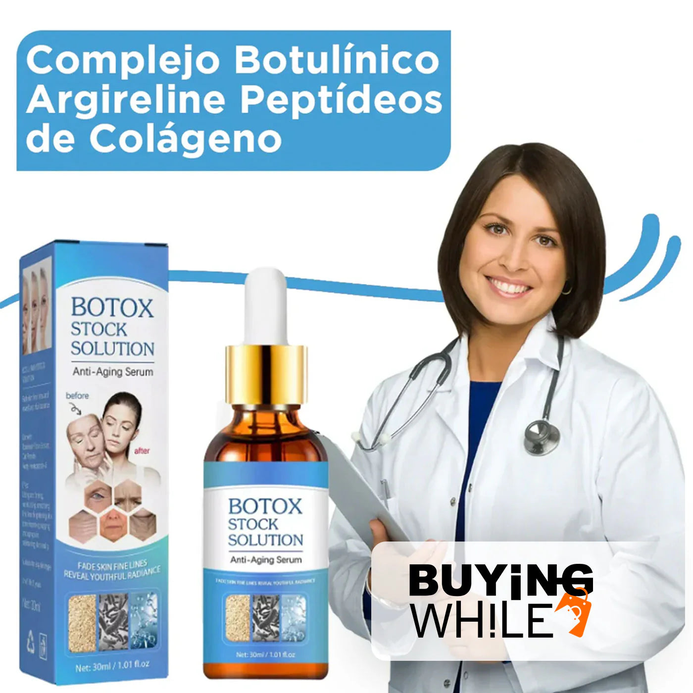 🎁🎁 2 x 1 ENVÍO GRATIS - BOTOX FACIAL PARA ARRUGAS - Bot Solution™