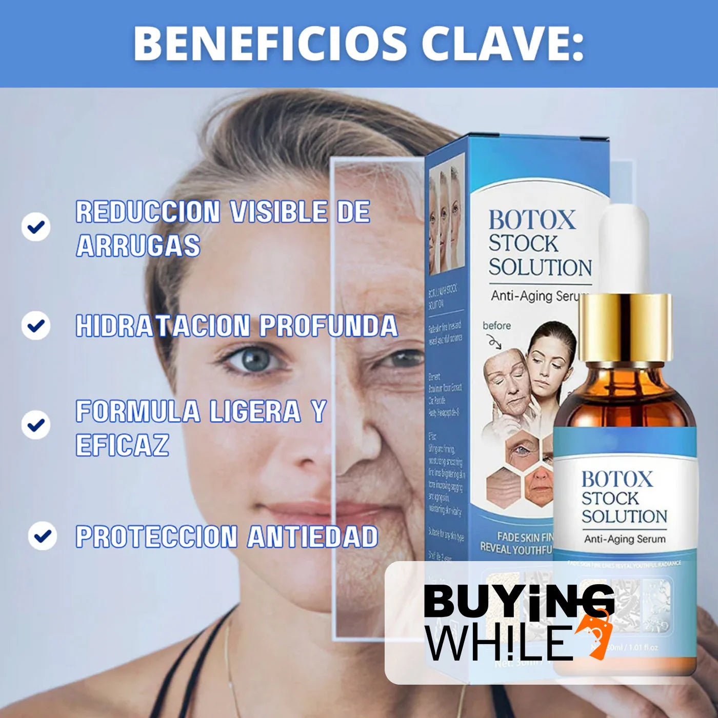 🎁🎁 2 x 1 ENVÍO GRATIS - BOTOX FACIAL PARA ARRUGAS - Bot Solution™